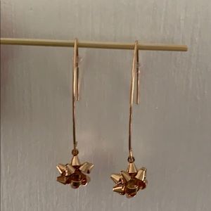 Christmas bow earrings new